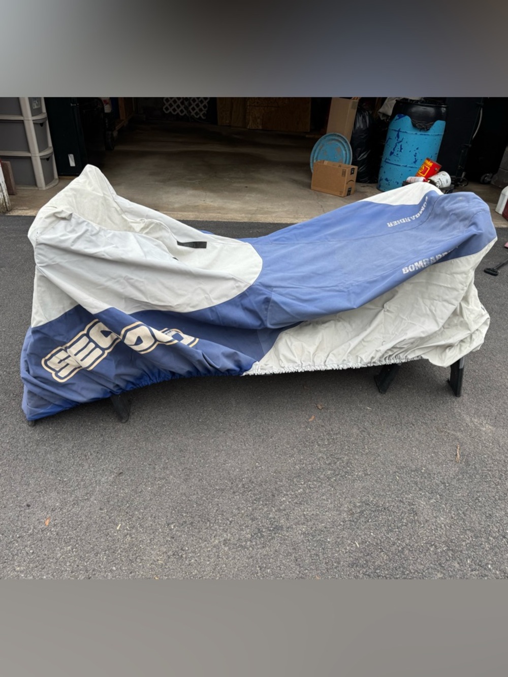 Sea-Doo Blue and Gray PWC Cover